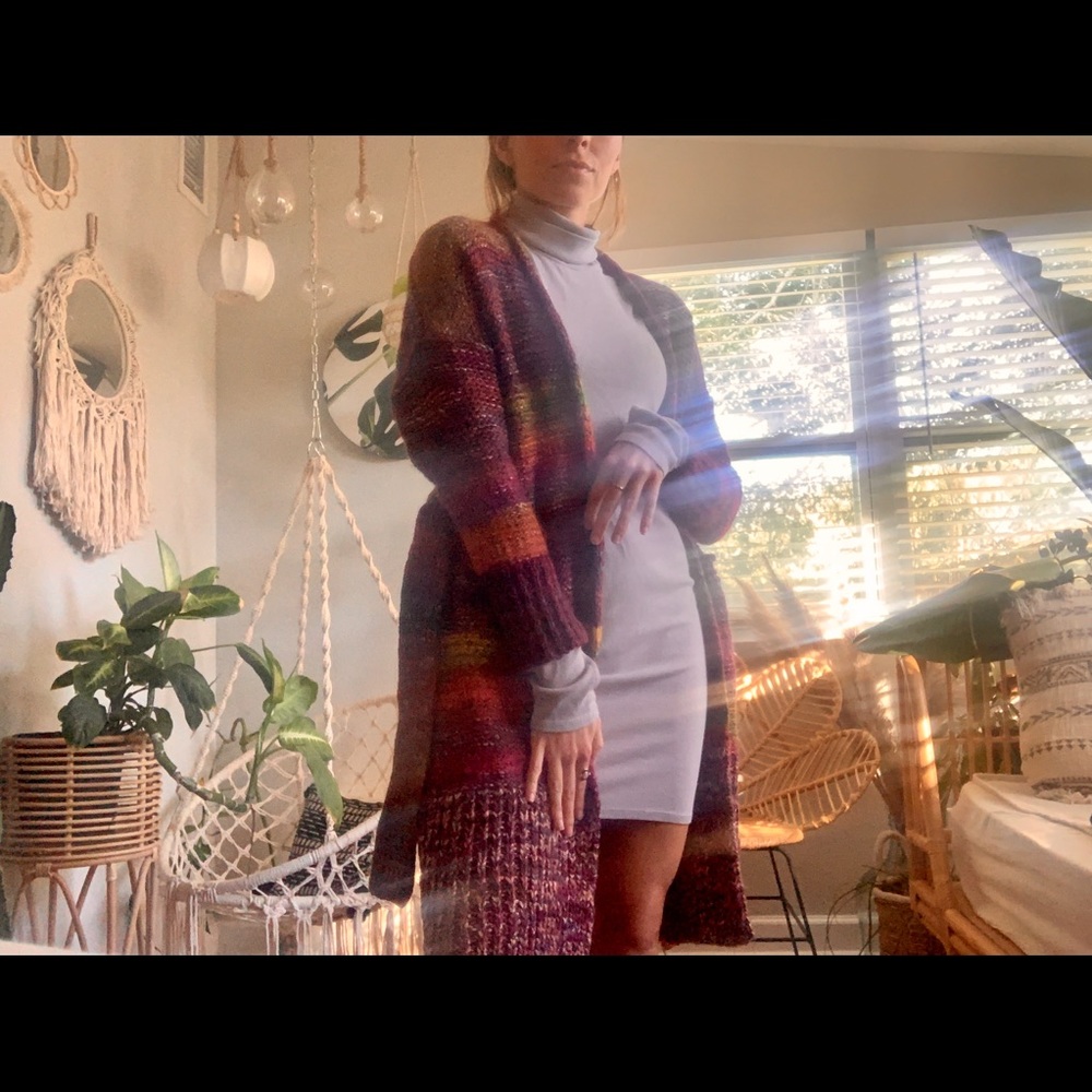 free people sweater / duster